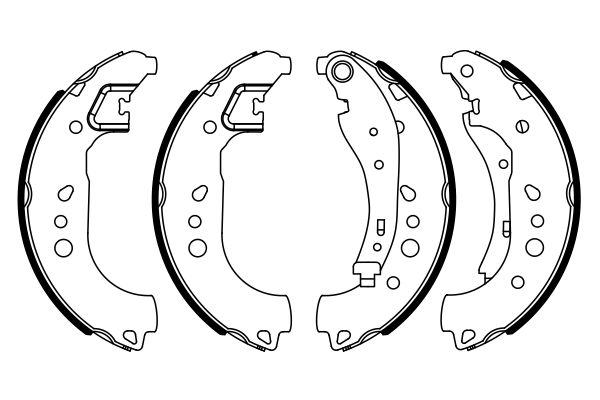 Bosch Remschoen set 0 986 487 949