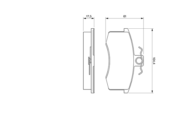 Bosch Remblokset 0 986 491 700