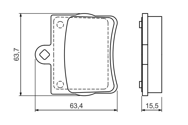 Bosch Remblokset 0 986 494 017