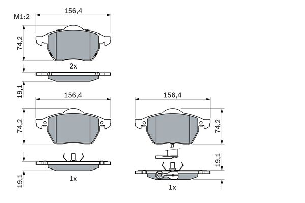 Bosch Remblokset 0 986 494 018