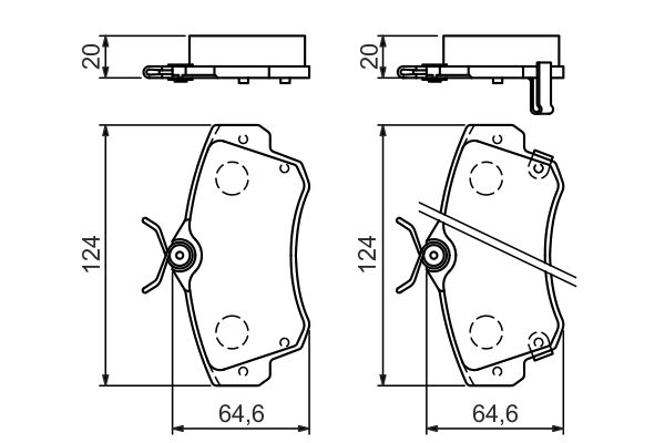 Bosch Remblokset 0 986 494 029