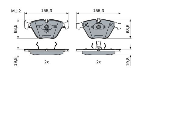 Bosch Remblokset 0 986 494 036