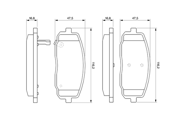 Bosch Remblokset 0 986 494 064