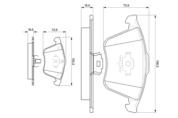 Bosch Remblokset 0 986 494 077