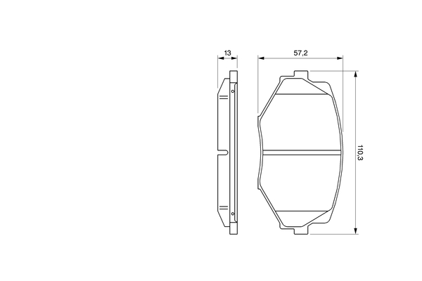 Bosch Remblokset 0 986 494 080