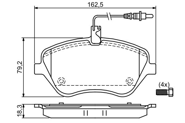 Bosch Remblokset 0 986 494 098