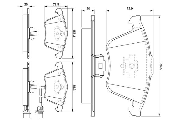 Bosch Remblokset 0 986 494 103