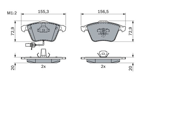 Bosch Remblokset 0 986 494 104