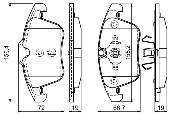 Bosch Remblokset 0 986 494 169