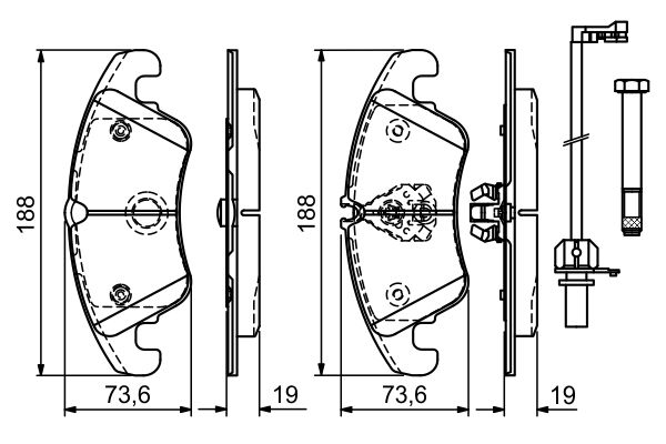 Bosch Remblokset 0 986 494 201