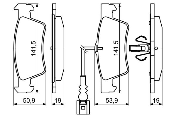 Bosch Remblokset 0 986 494 219