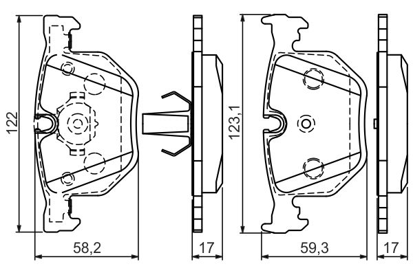 Bosch Remblokset 0 986 494 286