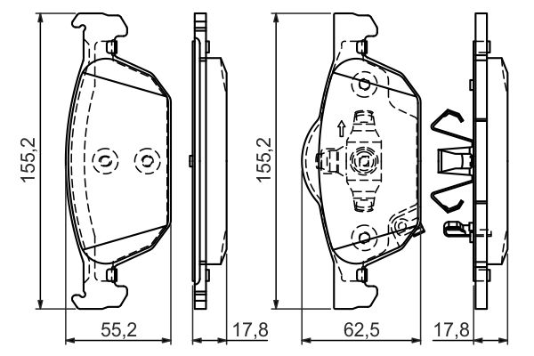 Bosch Remblokset 0 986 494 383