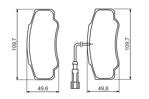 Bosch Remblokset 0 986 494 391