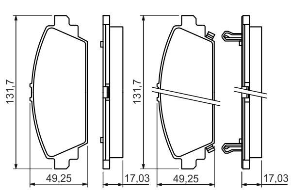 Bosch Remblokset 0 986 494 414