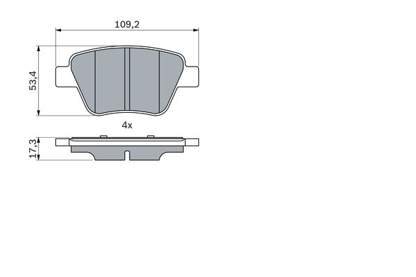 Bosch Remblokset 0 986 494 416