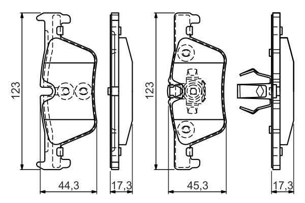 Bosch Remblokset 0 986 494 554