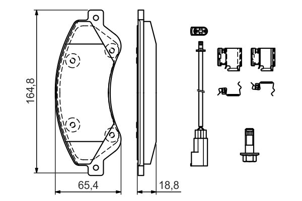 Bosch Remblokset 0 986 494 613