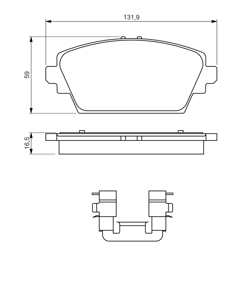 Bosch Remblokset 0 986 494 629