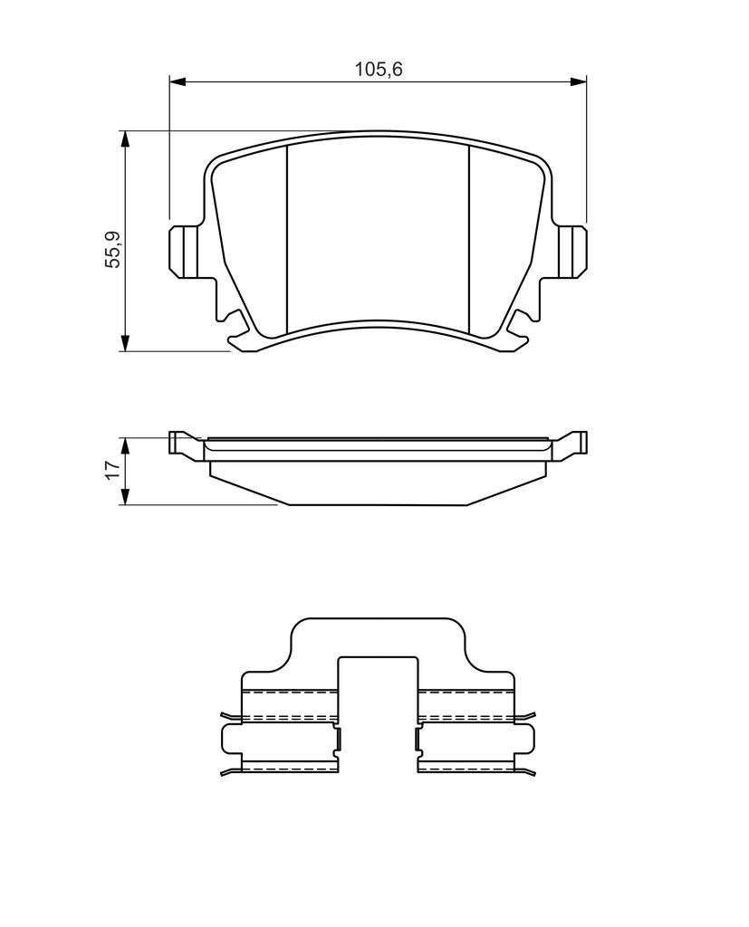 Bosch Remblokset 0 986 494 649