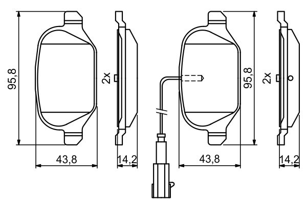 Bosch Remblokset 0 986 494 779