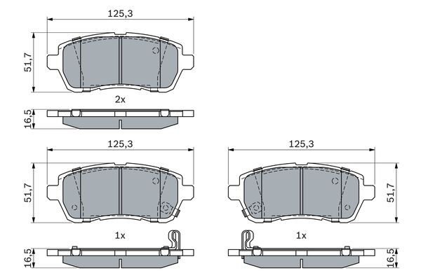 Bosch Remblokset 0 986 494 904