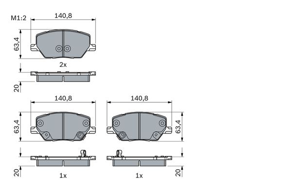 Bosch Remblokset 0 986 494 941