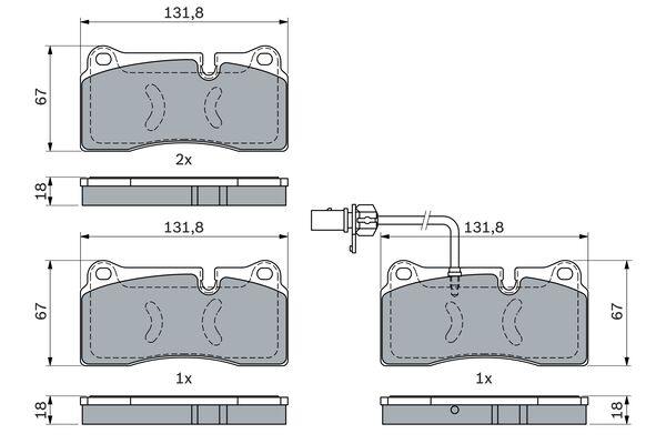 Bosch Remblokset 0 986 494 956