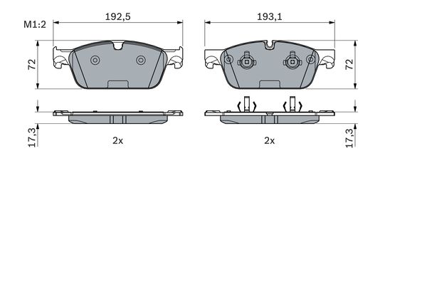 Bosch Remblokset 0 986 494 962