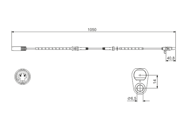 Bosch ABS sensor 0 986 594 512