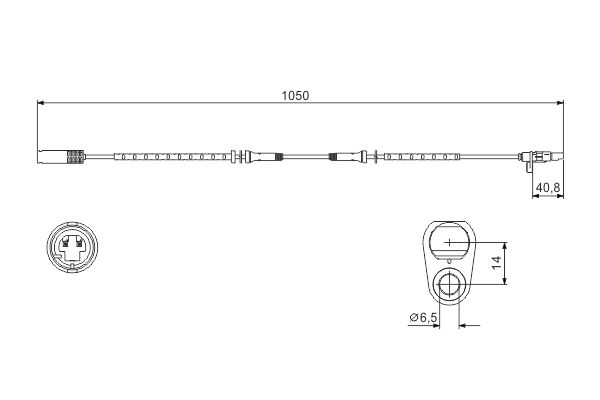 Bosch ABS sensor 0 986 594 512