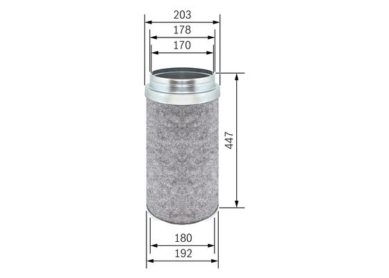 Bosch Oliefilter 0 986 626 781