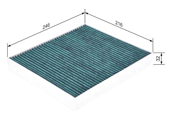 Bosch Interieurfilter 0 986 628 504