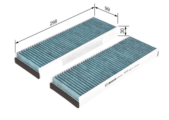 Bosch Interieurfilter 0 986 628 505