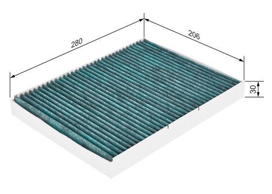 Bosch Interieurfilter 0 986 628 509