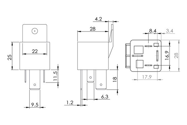 Bosch Relais 0 986 AH0 080