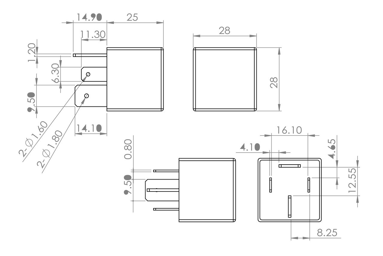 Bosch Relais 0 986 AH0 082