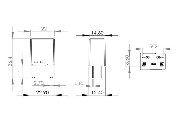 Bosch Relais brandstofpomp 0 986 AH0 115