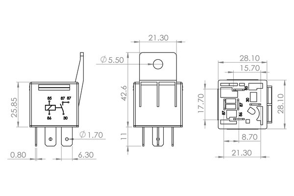 Bosch Relais 0 986 AH0 250