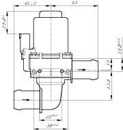 Bosch Kachelkraan /Koelvloeistof regelklep 1 147 412 208