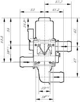 Bosch Kachelkraan /Koelvloeistof regelklep 1 147 412 211