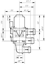 Bosch Kachelkraan /Koelvloeistof regelklep 1 147 412 213