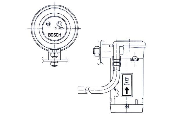 Bosch Compressor, pneumatisch systeem 1 327 223 005