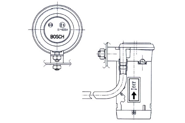 Bosch Compressor, pneumatisch systeem 1 327 223 006