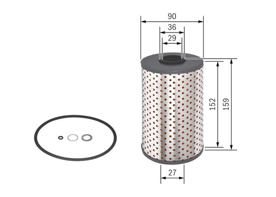 Bosch Oliefilter 1 457 429 123