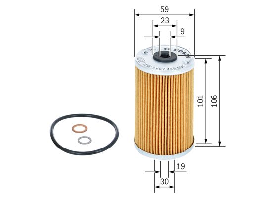 Bosch Oliefilter 1 457 429 605