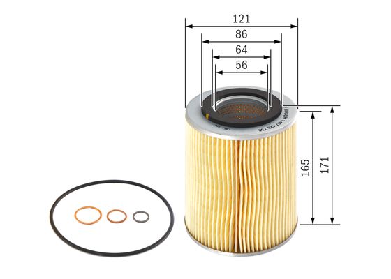 Bosch Oliefilter 1 457 429 735