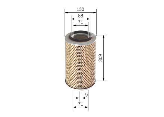 Bosch Luchtfilter 1 457 429 883