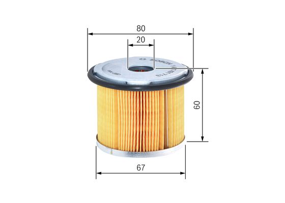 Bosch Brandstoffilter 1 457 431 713