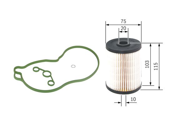 Bosch Brandstoffilter 1 457 431 718